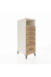Kronos Dolap Tek Raflı 5 Çekmeceli 44x59x134 Aytaşı-Çam