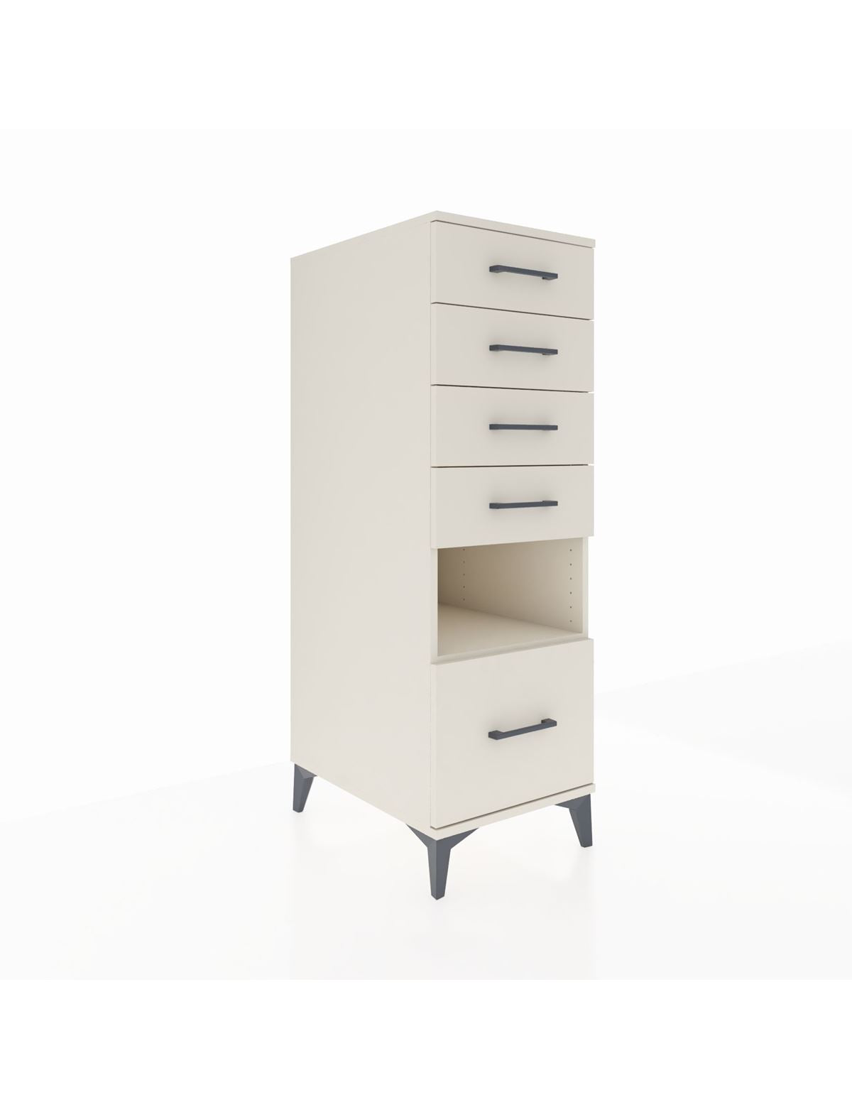 Kronos Dolap Tek Raflı 5 Çekmeceli 44x59x134 Aytaşı-Aytaşı