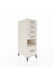 Kronos Dolap Tek Raflı 5 Çekmeceli 44x59x134 Aytaşı-Aytaşı