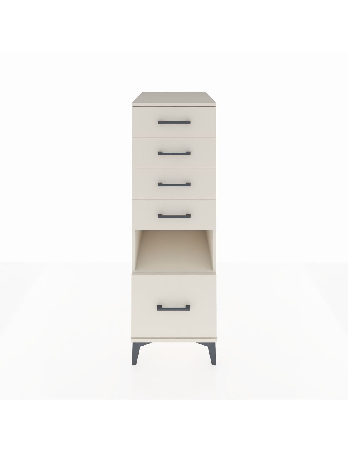 Kronos Dolap Tek Raflı 5 Çekmeceli 44x59x134 Aytaşı-Aytaşı