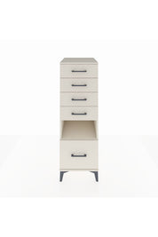 Kronos Dolap Tek Raflı 5 Çekmeceli 44x59x134 Aytaşı-Aytaşı
