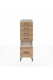 Kronos Dolap Tek Raflı 5 Çekmeceli 44x59x134 Aytaşı-Çam