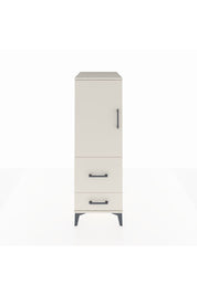 Kronos Dolap Tek Raflı 2 Çekmeceli Tek Kapaklı 44x59x134 Aytaşı-Aytaşı