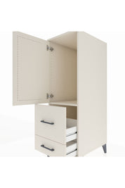 Kronos Dolap Tek Raflı 2 Çekmeceli Tek Kapaklı 44x59x134 Aytaşı-Aytaşı