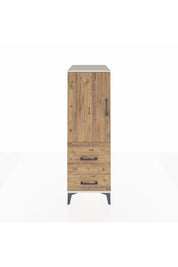 Kronos Dolap Tek Raflı 2 Çekmeceli Tek Kapaklı 44x59x134 Aytaşı-Çam