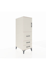 Kronos Dolap Tek Raflı 3 Çekmeceli Tek Kapaklı 44x59x134 Aytaşı-Aytaşı