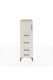 Kronos Dolap Tek Raflı 4 Çekmeceli Tek Kapaklı 44x59x134 Aytaşı-Aytaşı