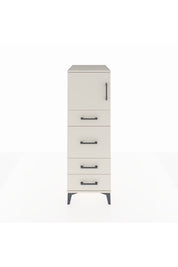 Kronos Dolap Tek Raflı 4 Çekmeceli Tek Kapaklı 44x59x134 - S82M016V1C