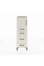 Kronos Dolap Tek Raflı 4 Çekmeceli Tek Kapaklı 44x59x134 Aytaşı-Aytaşı