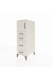 Kronos Dolap Tek Raflı 4 Çekmeceli Tek Kapaklı 44x59x134 Aytaşı-Aytaşı