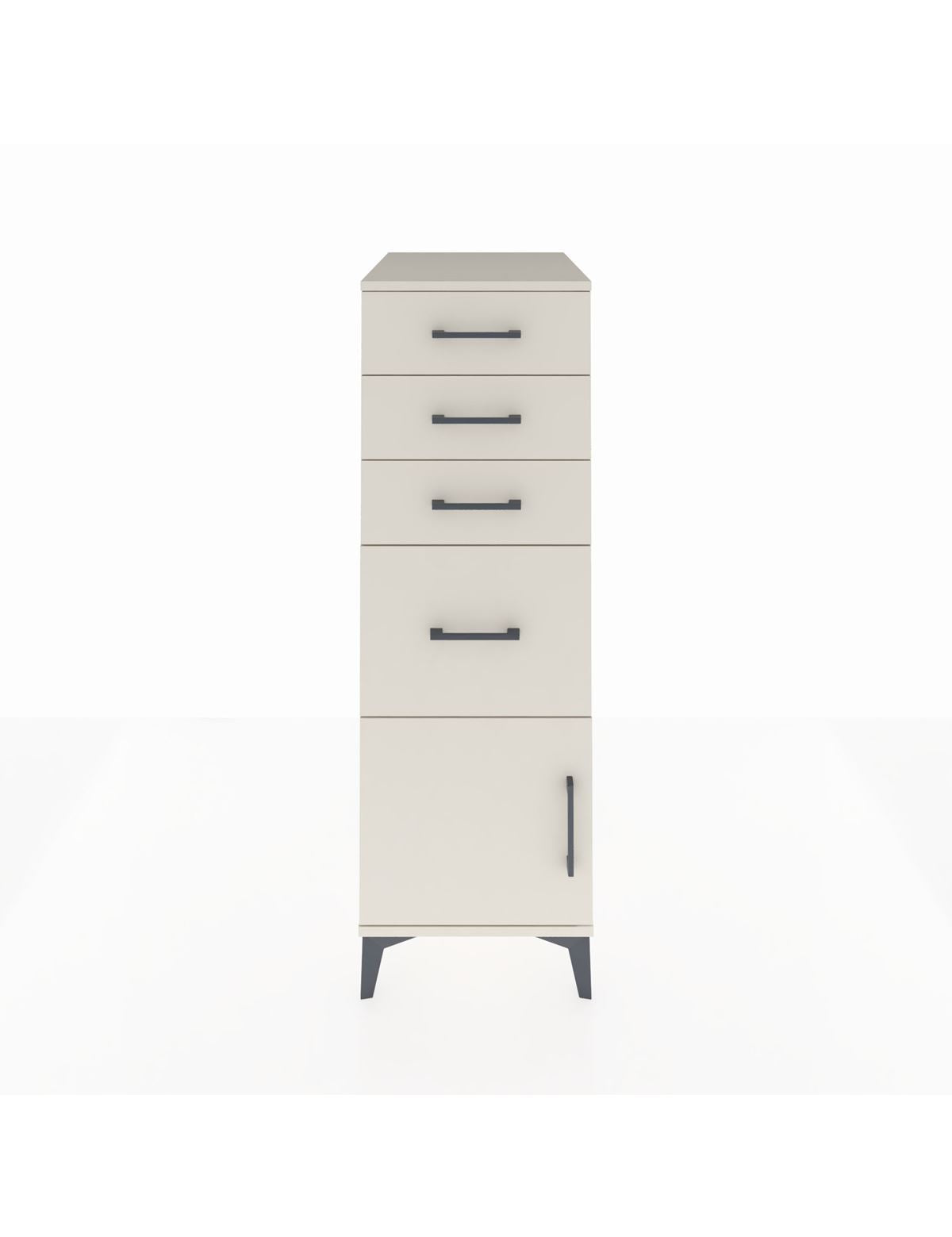 Kronos Dolap 4 Çekmeceli Tek Kapaklı 44x59x134 Aytaşı-Aytaşı