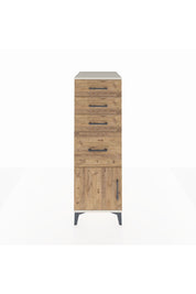 Kronos Dolap 4 Çekmeceli Tek Kapaklı 44x59x134 Aytaşı-Çam