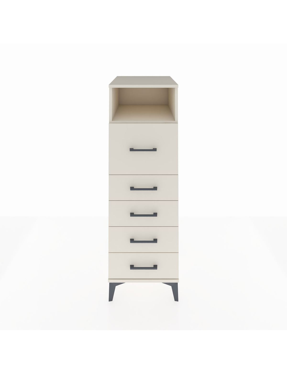 Kronos Dolap Tek Raflı 5 Çekmeceli 44x59x134 Aytaşı-Aytaşı