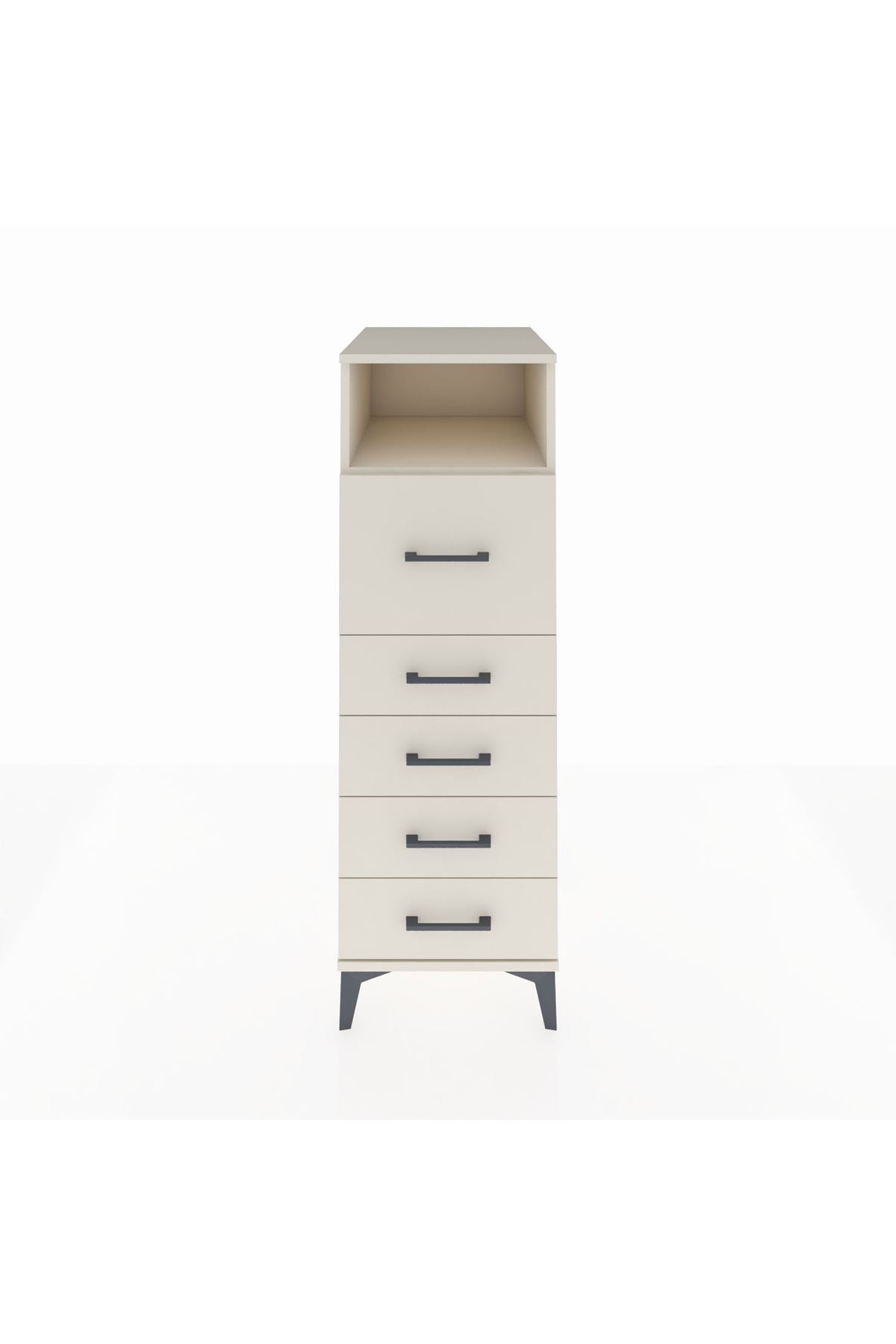 Kronos Dolap Tek Raflı 5 Çekmeceli 44x59x134 Aytaşı-Aytaşı