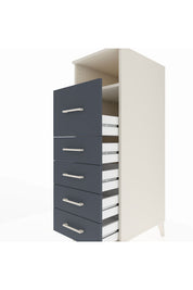 Kronos Dolap Tek Raflı 5 Çekmeceli 44x59x134 - S82M019V2C