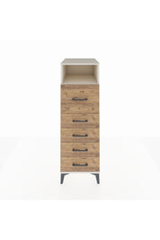 Kronos Dolap Tek Raflı 5 Çekmeceli 44x59x134 Aytaşı-Çam