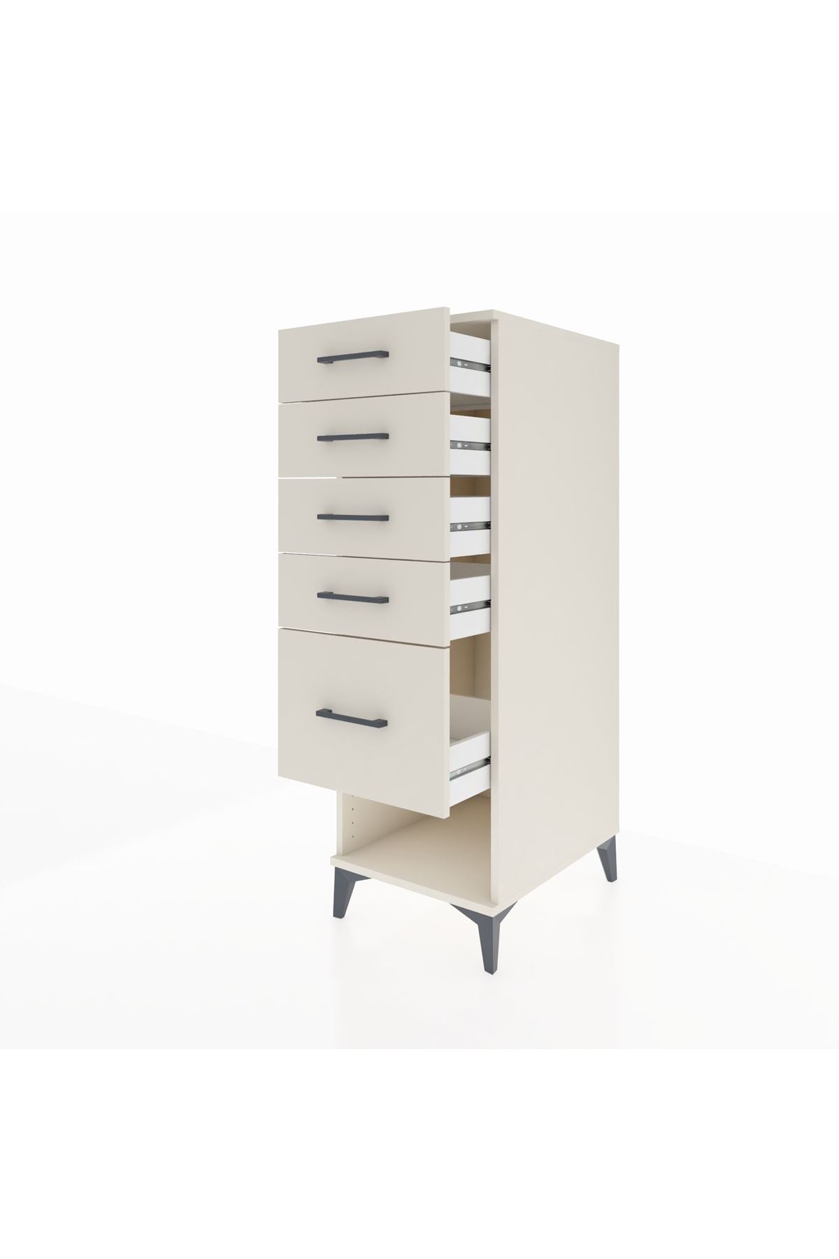 Kronos Dolap 5 Çekmeceli 44x59x134 Aytaşı-Aytaşı