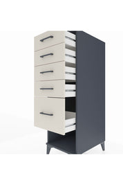 Kronos Dolap 5 Çekmeceli 44x59x134 Antrasit-Aytaşı