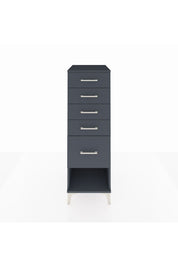 Kronos Dolap 5 Çekmeceli 44x59x134 Antrasit-Antrasit