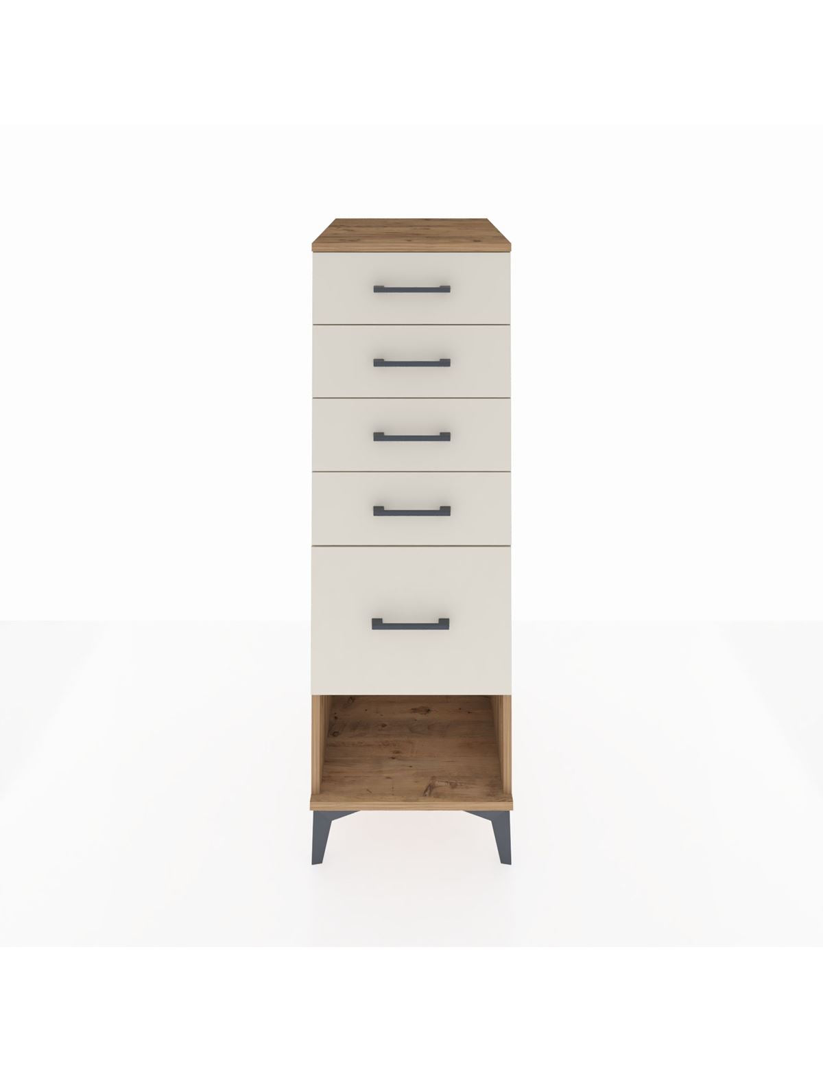 Kronos Dolap 5 Çekmeceli 44x59x134 Çam-Aytaşı