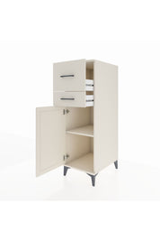 Kronos Dolap Tek Raflı 2 Çekmeceli Tek Kapaklı 44x59x134 Aytaşı-Aytaşı
