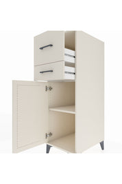 Kronos Dolap Tek Raflı 2 Çekmeceli Tek Kapaklı 44x59x134 Aytaşı-Aytaşı