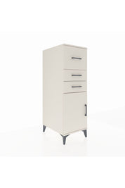 Kronos Dolap Tek Raflı 3 Çekmeceli Tek Kapaklı 44x59x134 Aytaşı-Aytaşı