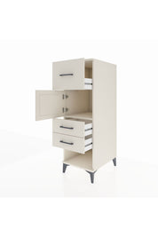 Kronos Dolap Tek Raflı 3 Çekmeceli Tek Kapaklı 44x59x134 Aytaşı-Aytaşı