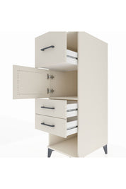 Kronos Dolap Tek Raflı 3 Çekmeceli Tek Kapaklı 44x59x134 Aytaşı-Aytaşı