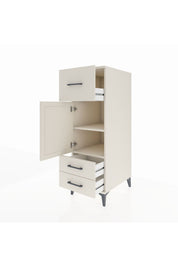 Kronos Dolap 2 Raflı 3 Çekmeceli Tek Kapaklı 44x59x134 Aytaşı-Aytaşı