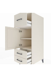 Kronos Dolap 2 Raflı 3 Çekmeceli Tek Kapaklı 44x59x134 Aytaşı-Aytaşı