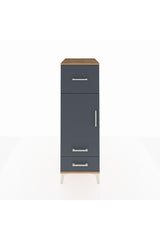 Kronos Dolap 2 Raflı 3 Çekmeceli Tek Kapaklı 44x59x134