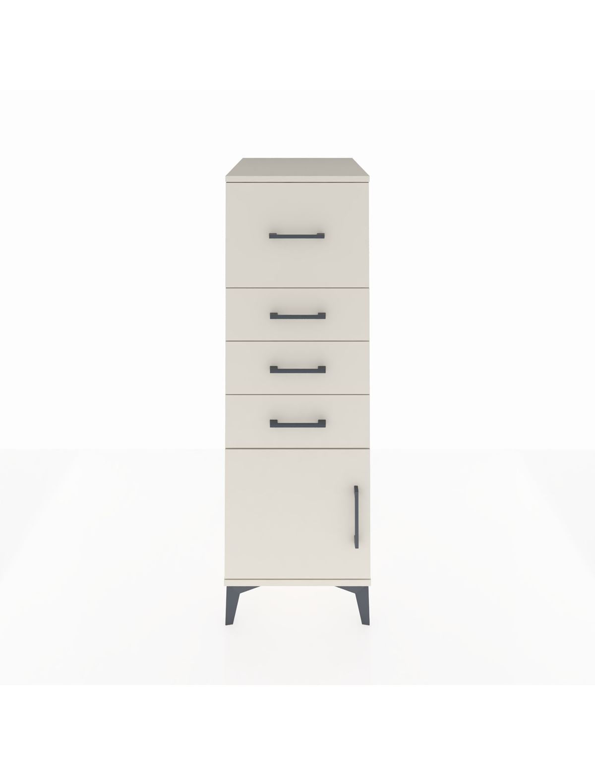 Kronos Dolap 4 Çekmeceli Tek Kapaklı 44x59x134 Aytaşı-Aytaşı