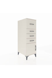 Kronos Dolap 4 Çekmeceli Tek Kapaklı 44x59x134 Aytaşı-Aytaşı