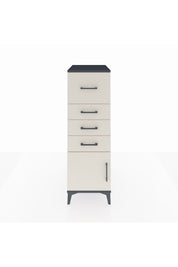 Kronos Dolap 4 Çekmeceli Tek Kapaklı 44x59x134 Antrasit-Aytaşı