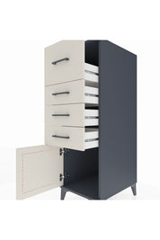 Kronos Dolap 4 Çekmeceli Tek Kapaklı 44x59x134 Antrasit-Aytaşı