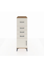 Kronos Dolap 4 Çekmeceli Tek Kapaklı 44x59x134 Çam-Aytaşı