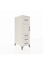Kronos Dolap Tek Raflı 4 Çekmeceli Tek Kapaklı 44x59x134 Aytaşı-Aytaşı