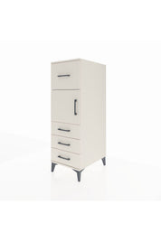 Kronos Dolap Tek Raflı 4 Çekmeceli Tek Kapaklı 44x59x134 Aytaşı-Aytaşı