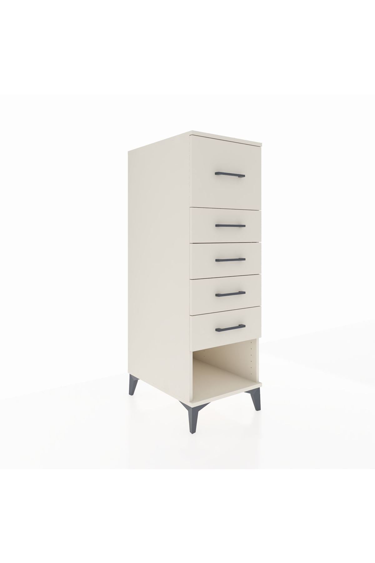 Kronos Dolap 5 Çekmeceli 44x59x134 Aytaşı-Aytaşı