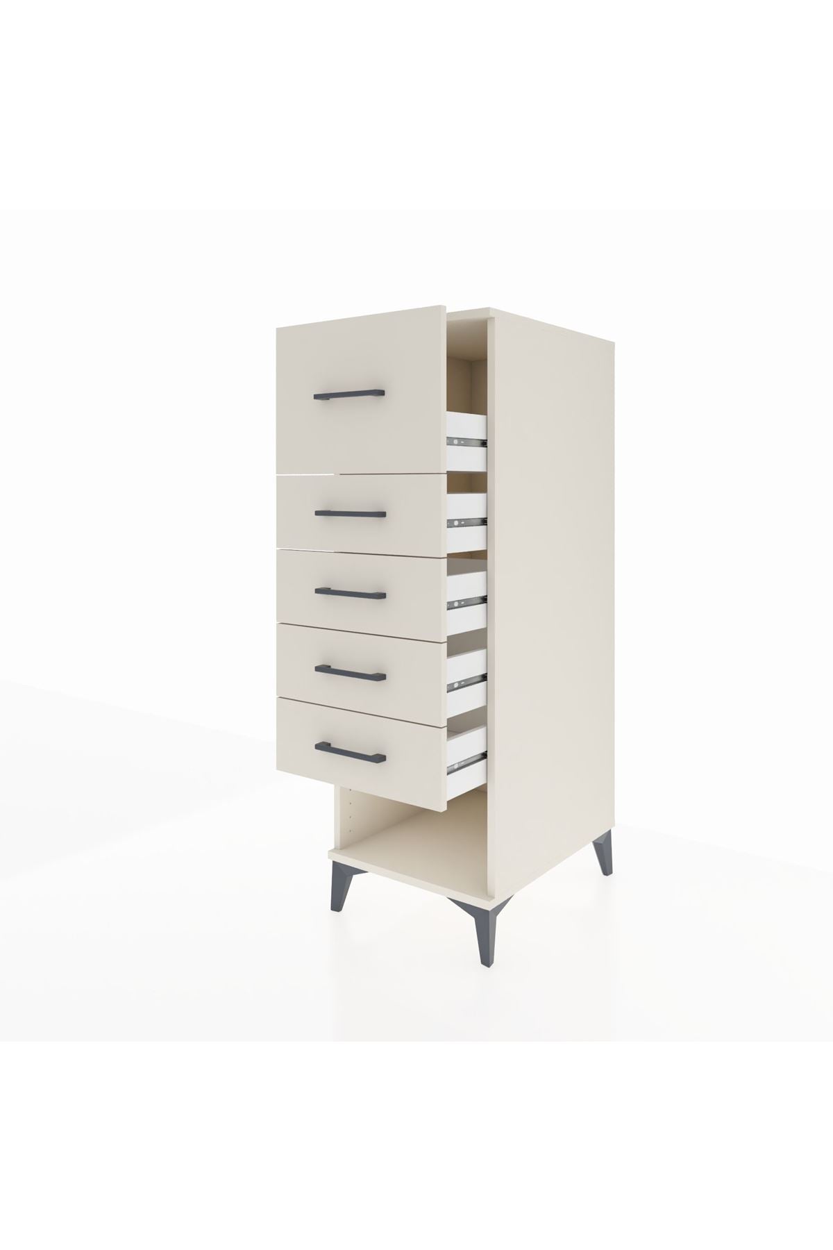Kronos Dolap 5 Çekmeceli 44x59x134 Aytaşı-Aytaşı