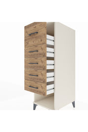 Kronos Dolap 5 Çekmeceli 44x59x134 Aytaşı-Çam