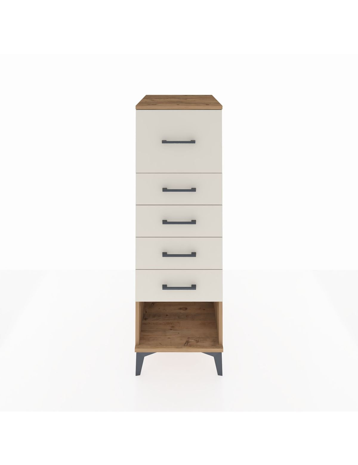 Kronos Dolap 5 Çekmeceli 44x59x134 Çam-Aytaşı