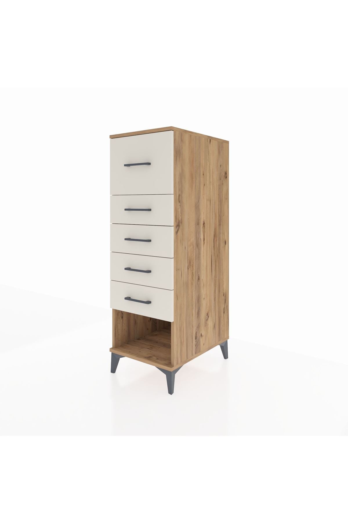 Kronos Dolap 5 Çekmeceli 44x59x134 Çam-Aytaşı