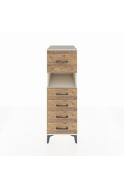 Kronos Dolap Tek Raflı 5 Çekmeceli 44x59x134 Aytaşı-Çam