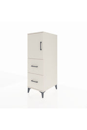 Kronos Dolap Tek Raflı 2 Çekmeceli Tek Kapaklı 44x59x134 - S82M030V1C