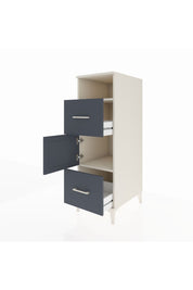 Kronos Dolap 2 Raflı 2 Çekmeceli Tek Kapaklı 44x59x134 Aytaşı-Antrasit