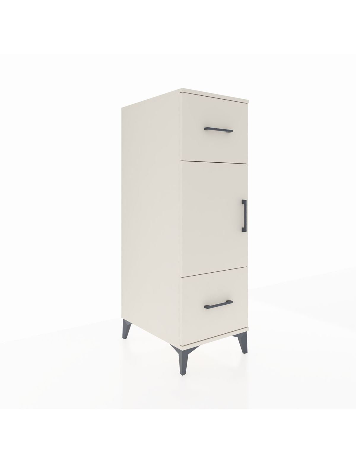 Kronos Dolap 2 Raflı 2 Çekmeceli Tek Kapaklı 44x59x134 Aytaşı-Aytaşı