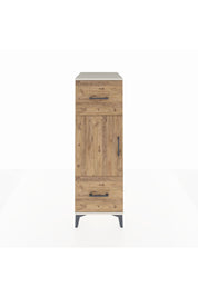 Kronos Dolap 2 Raflı 2 Çekmeceli Tek Kapaklı 44x59x134 Aytaşı-Çam