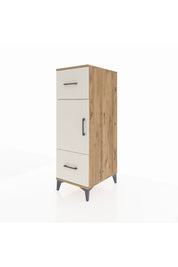 Kronos Dolap 2 Raflı 2 Çekmeceli Tek Kapaklı 44x59x134 Çam-Aytaşı